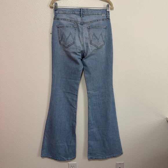 NWT MOTHER The Doozy High-Rise Flare Jeans Women's 29 Blue Let's Get It Together - Picture 8 of 16